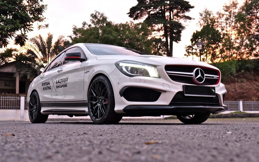 Mercedes-AMG CLA45 4Matic Urban Hunting by Autofuture Design on Vorsteiner Wheels (V-FF 107) '2017
